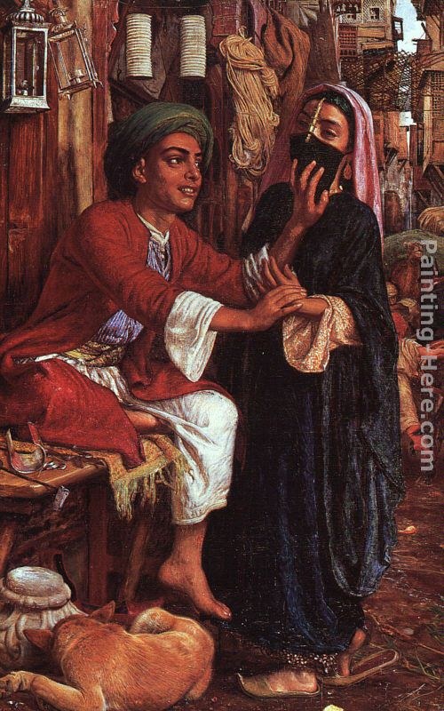 William Holman Hunt The Lantern Maker's Courtship